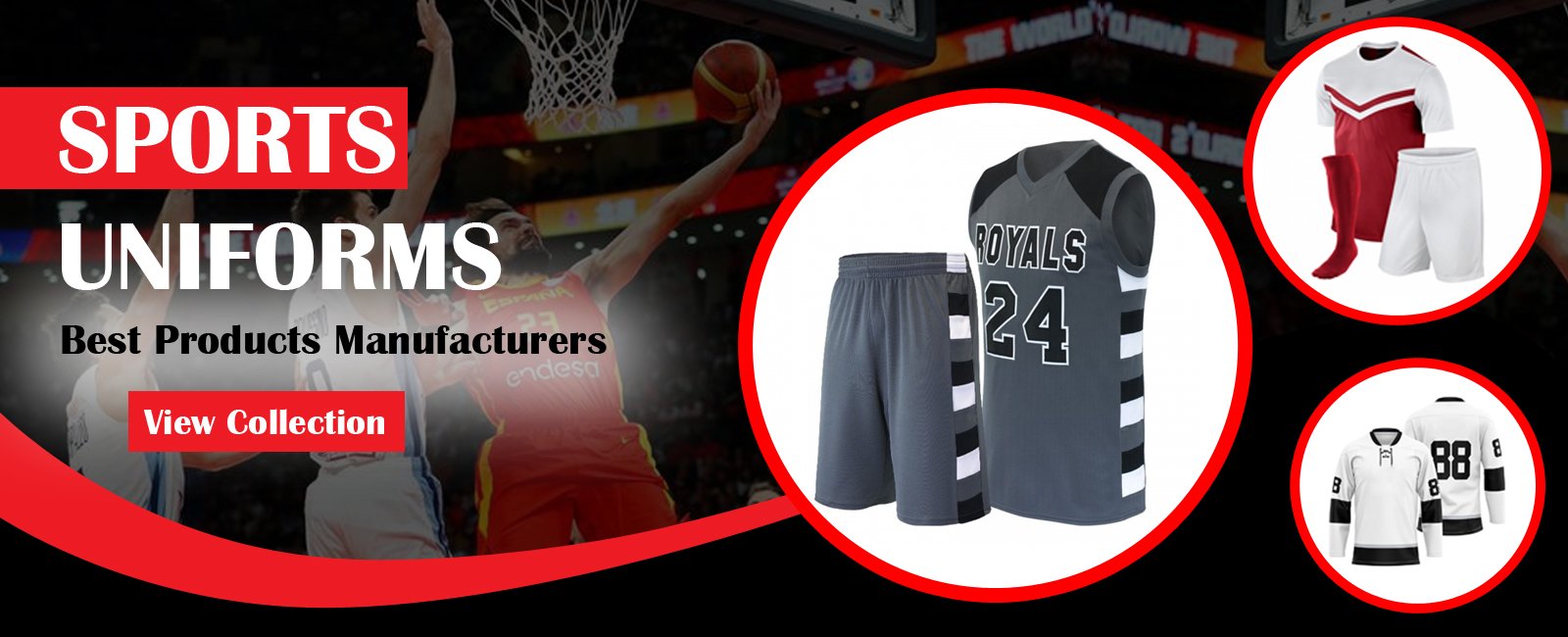 Basketball Uniforms Wholesaler, Suppliers in Pakistan